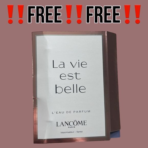 Lancome Other - ‼️FREE‼️NEW‼️Lancome LA VIE EST BELLE EAU DE BRIGHT IRIS & WARM VANILLA